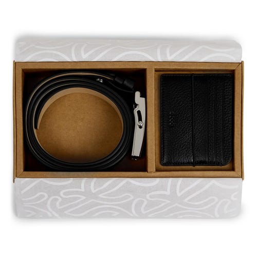 ECCO Belts Card Case Gift Set 