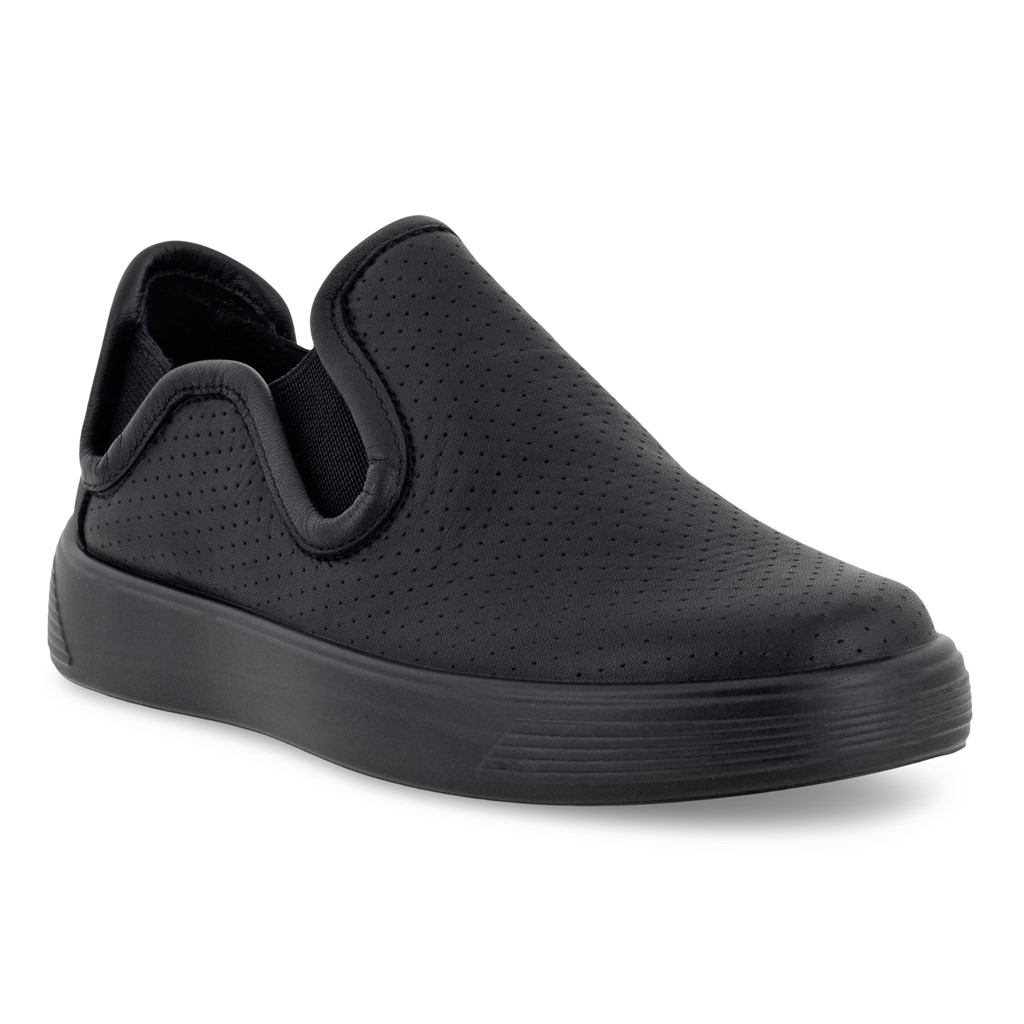 ECCO Street 1 Black Black Cirrus Outsole