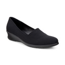 Felicia Black/Black Textile/Feather
