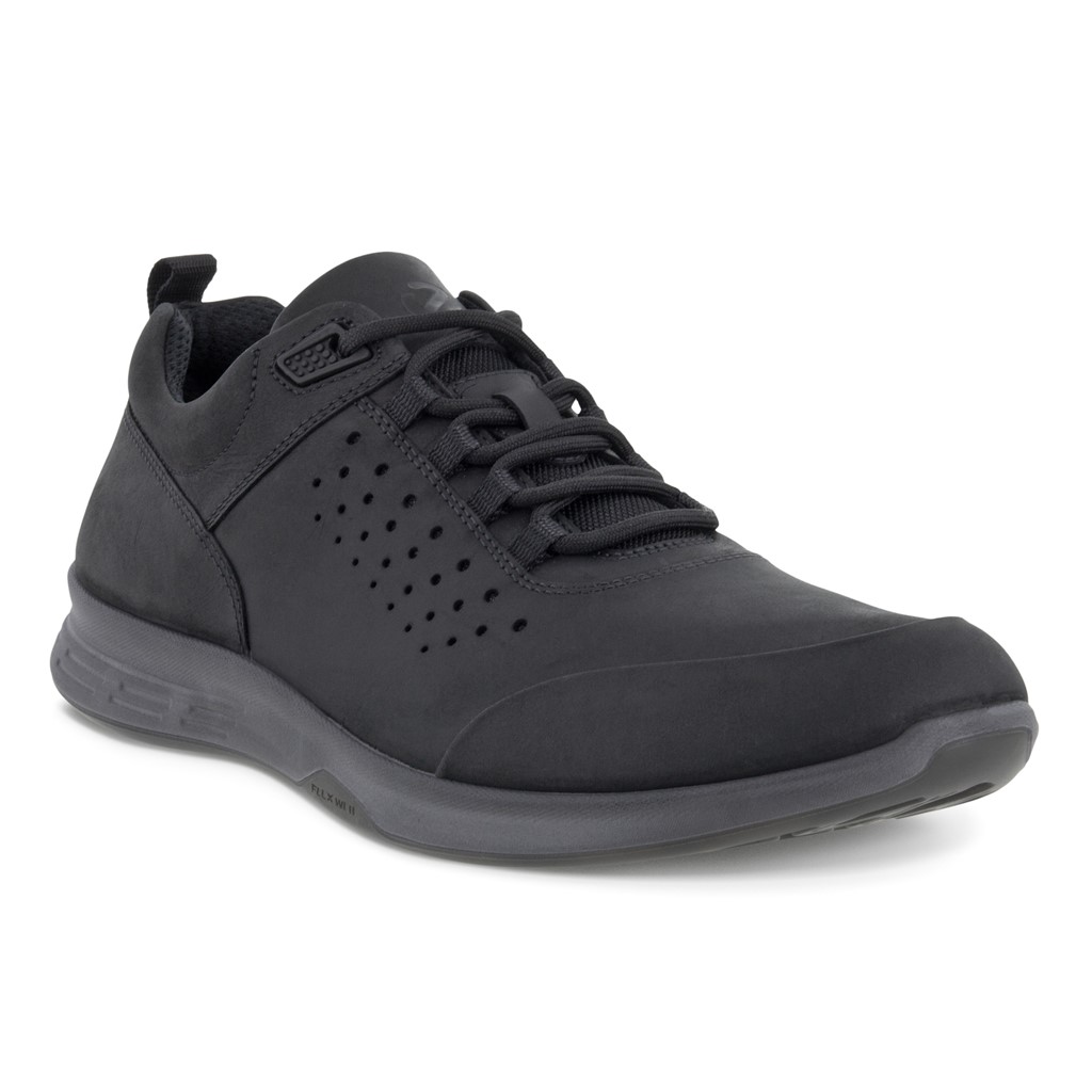 ECCO Exceed M Black UST Oil Nubuck