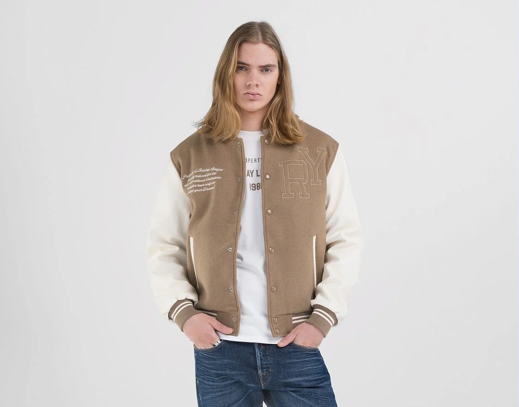 Giubbotto WOOLEN MELTON & SOFT PU