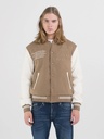 Giubbotto WOOLEN MELTON & SOFT PU
