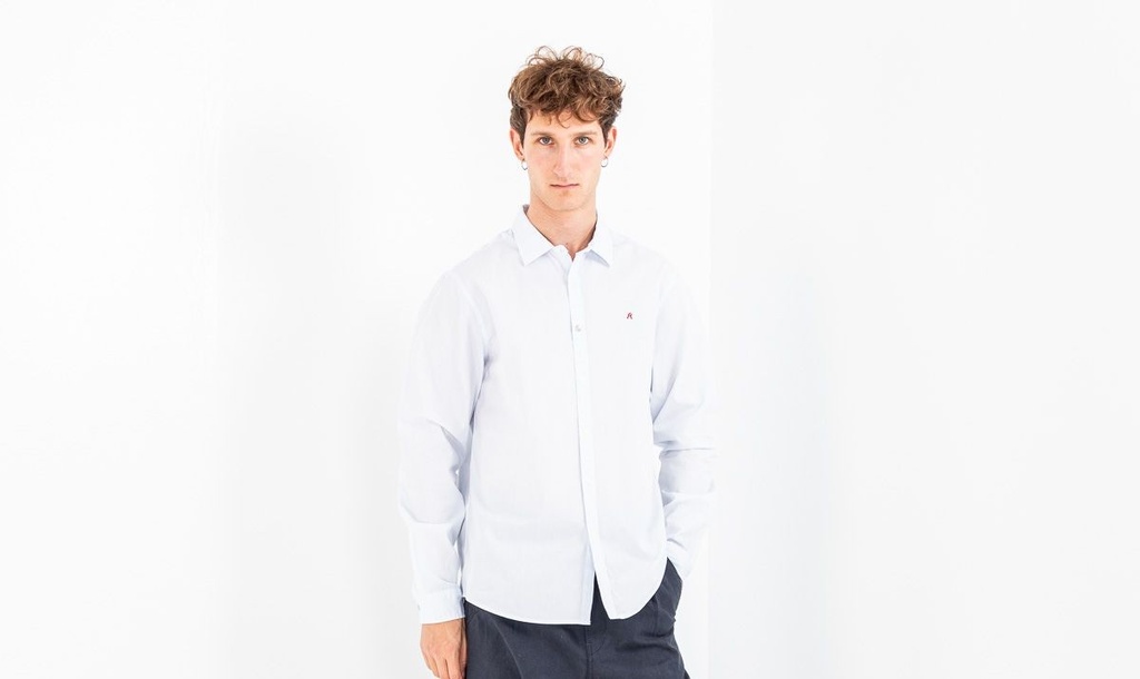 REPLAY SHIRT M Camicia STRIPED COTTON POPELINE 