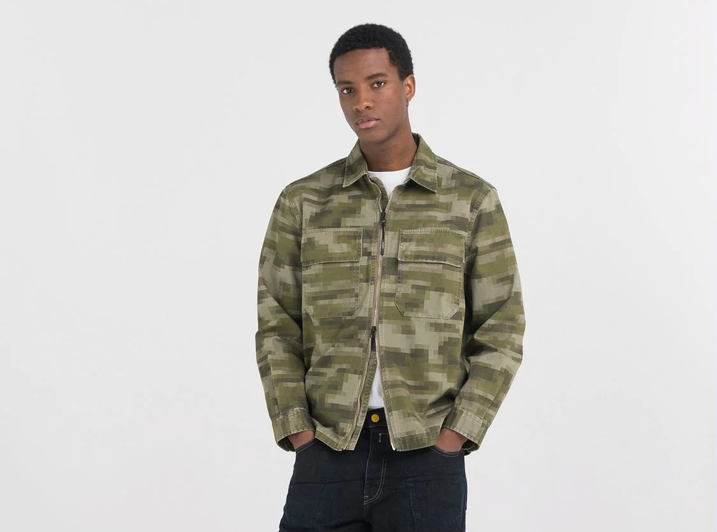 Camicia DIGITAL CAMO COTTON TWILL 