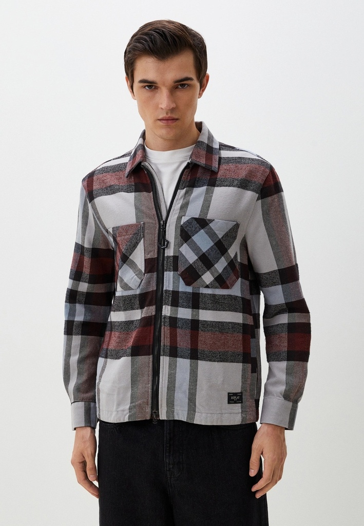Replay Camicia CHECKED COTTON FLANNEL 