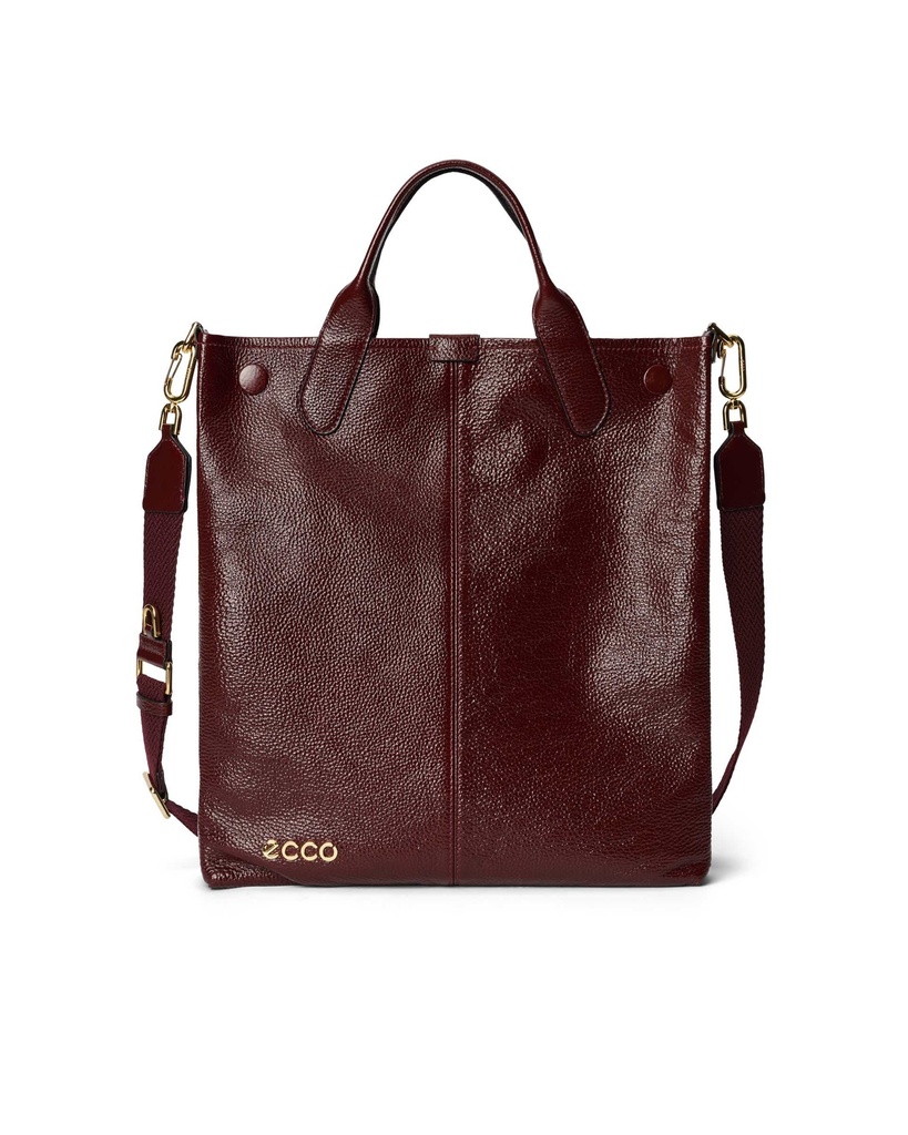 ECCO Tote Soft NS Shine Pebbled Leather 