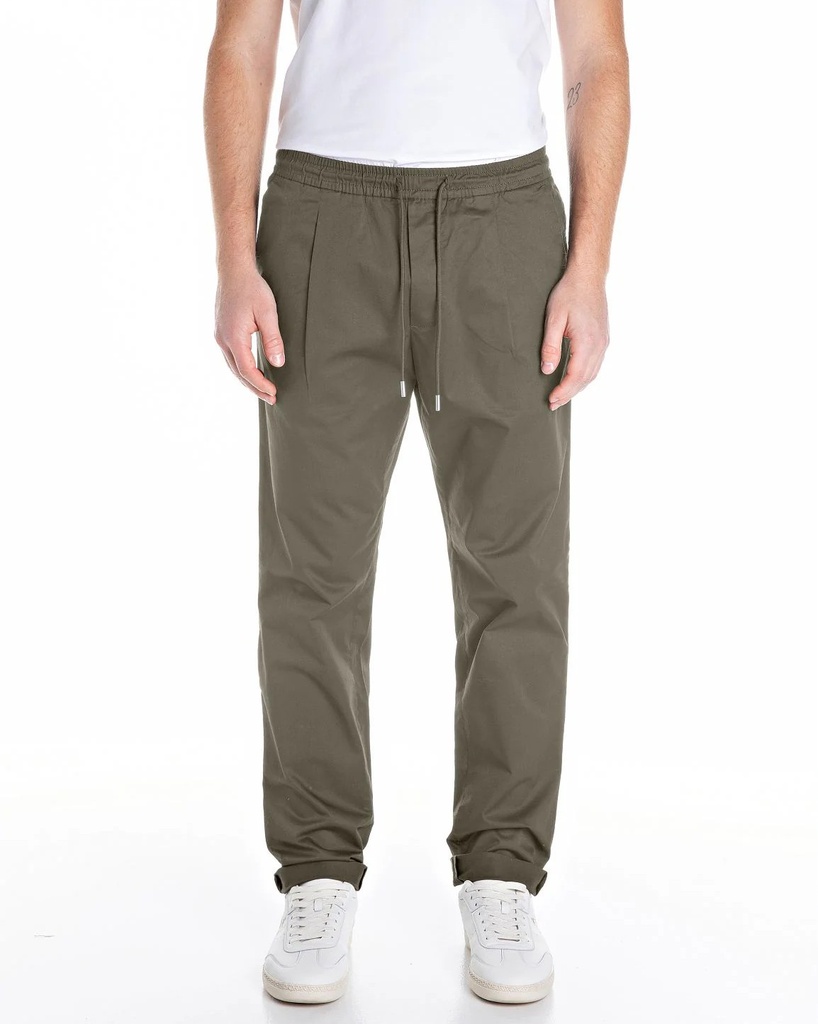 Regular-Fit Twill Joggers