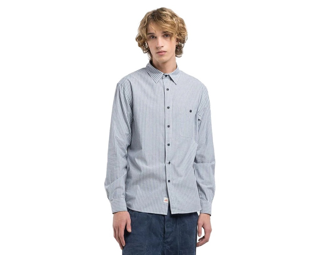 Replay Camicia Y/D STRIPED COTTON OXFORD 