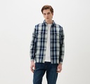Replay Camicia YARN DYED INDIGO CHECK 