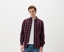 Camicia INDIGO CHECKED COTTON TWILL 