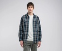 Camicia YARN DYED INDIGO CHECKED COTTON 