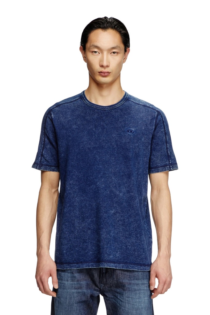  DIESEL MEN’S T-ADJIND T-SHIRT DARK BLUE