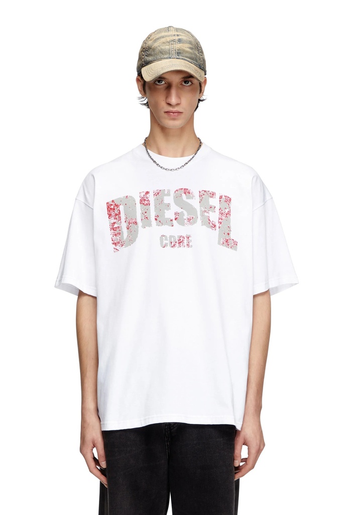 DIESEL T-SHIRT MENS WITH CORE PRINT T-ADJUST-R25 MAGLIETTA 