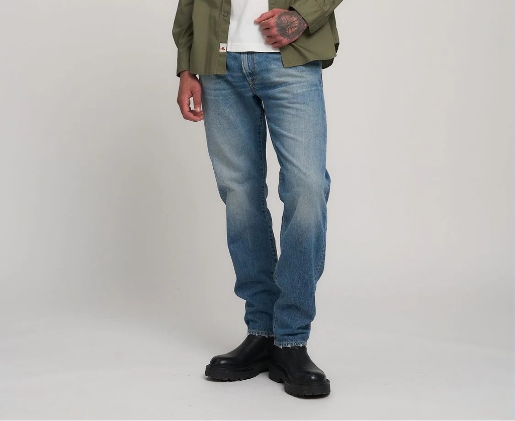 Pantalone 12 OZ DEEP INDIGO COTTON DENIM 