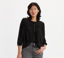 Shirt Levis Women HALSEY 3/4 SLV BLOUSE BLACKS 