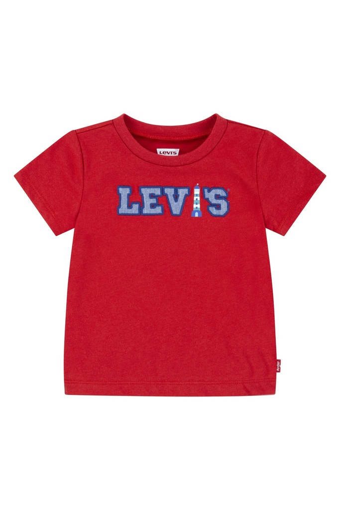 LVB LOGO CHAMBRAY APPLIQUE TEE 