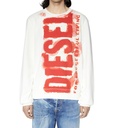 DIESEL M S-GINN-E5 : Sweatshirt with bleeding-effect logo 