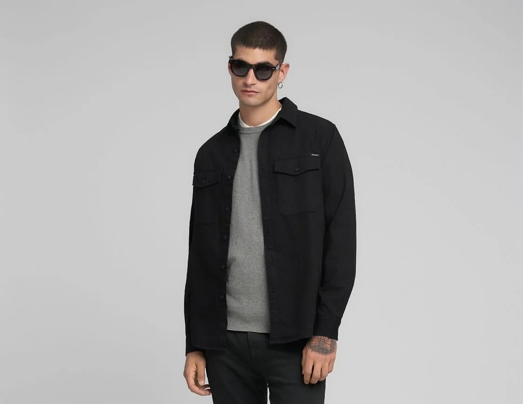 Camicia 6.5 OZ BLACK DENIM 