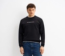 Felpa CREW-NECK SWEATSHIRT WITH LETTERING EMBROIDERY