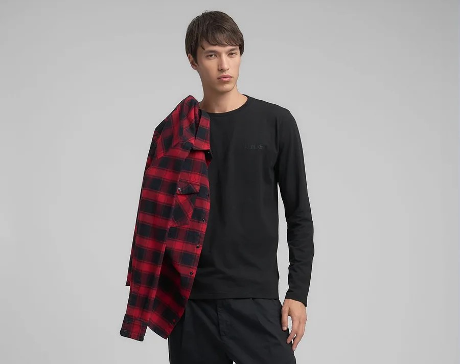 T-shirt manica lunga STRETCH COMPACT JERSEY 