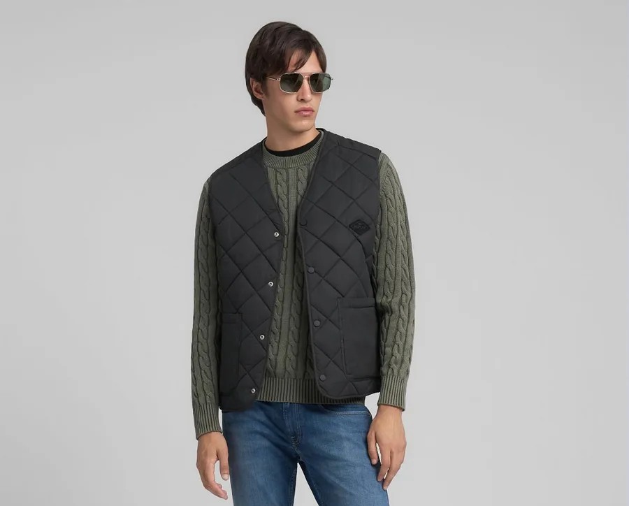 Gilet POLYNYLON RIPSTOP (REGULAR-FIT QUILTED VEST)