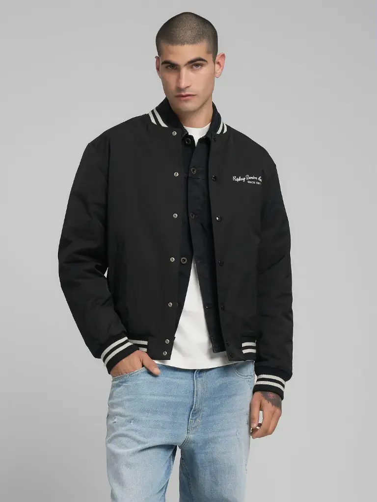 Giubbino POLYFINE TWILL BOMBER JACKET