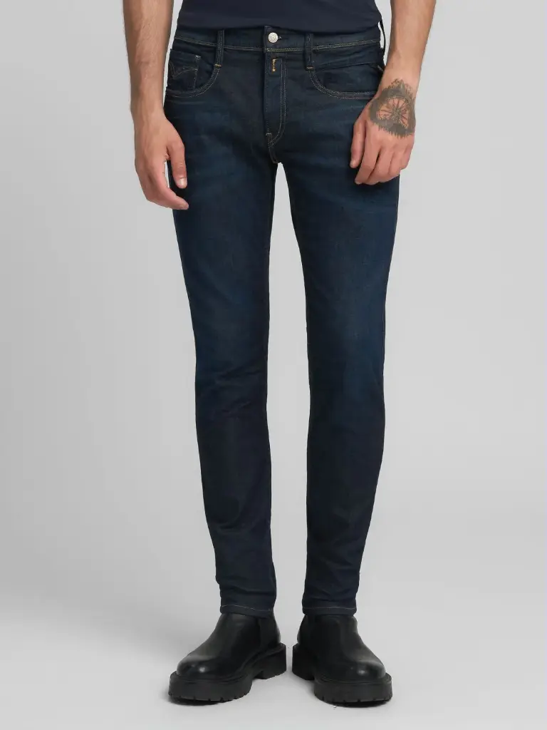 DARK INDIGO SUPER STRETCH DENIM 