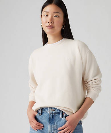 EVERYDAY SWEATSHIRT NAVY BLAZER BRUSHED 