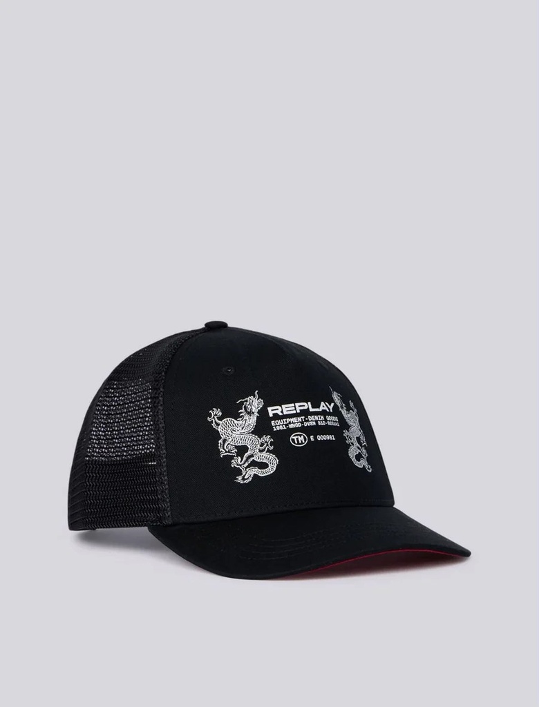 Cappello COTTON TWILL + MESH 0098 