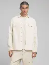 Camicia 8 OZ ORGANIC ECRU HERRINGBONE 200 