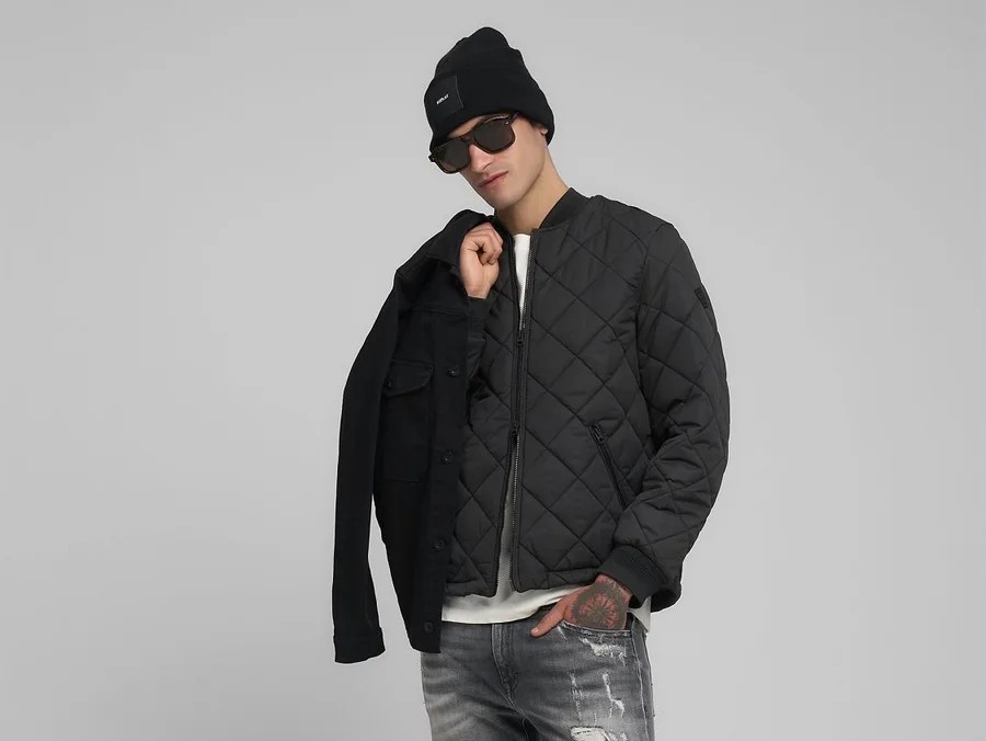 Giubbino POLY/NYLON RIPSTOP QUILTED JACKET