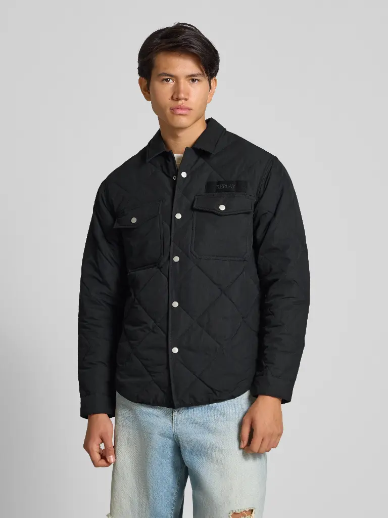 Giubbino COTTON NYLON CRINKLED JACKET