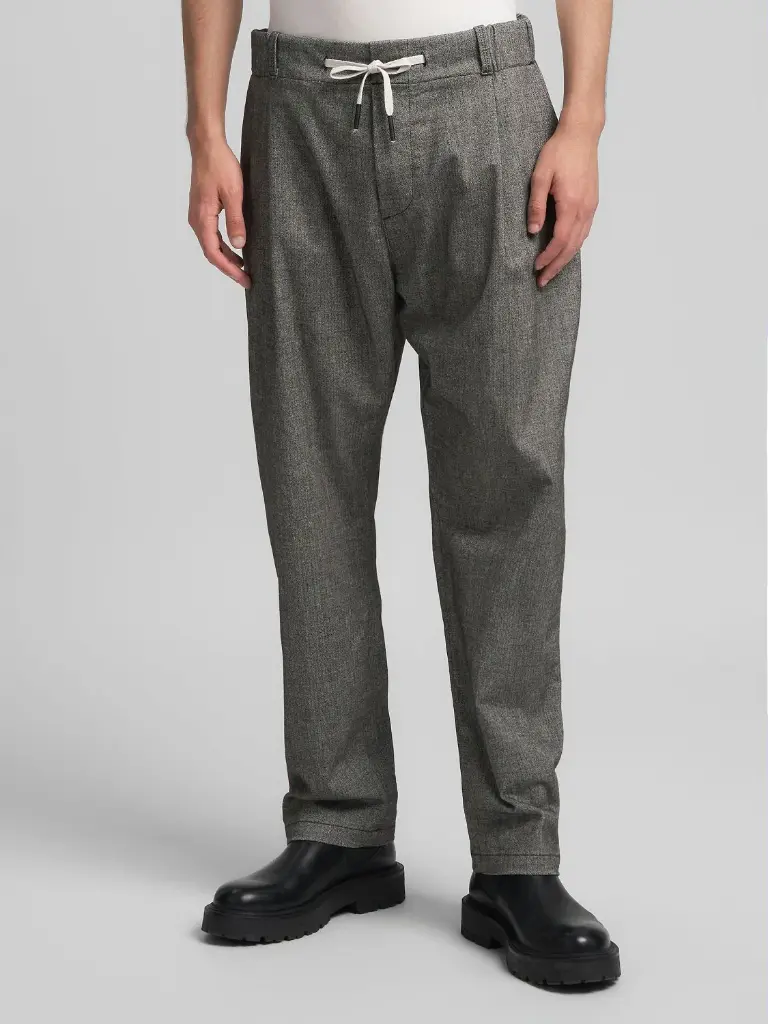 Pantalone COTTON POLY HERRINGBONE 010 