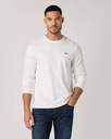 LS ORIGINAL HM TEE LS COTTON + PATCH WH 