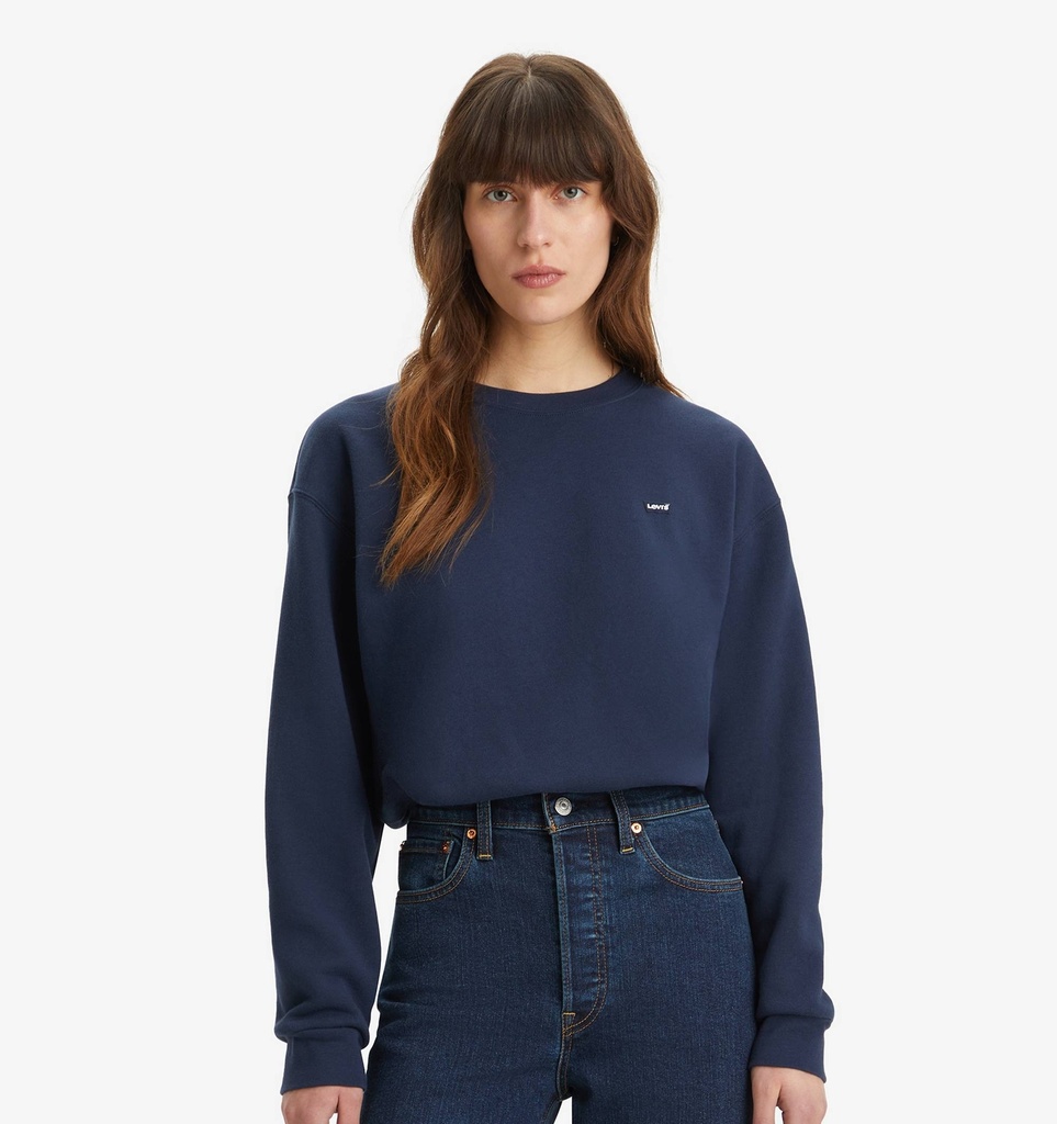 EVERYDAY SWEATSHIRT NAVY BLAZER BRUSHED 