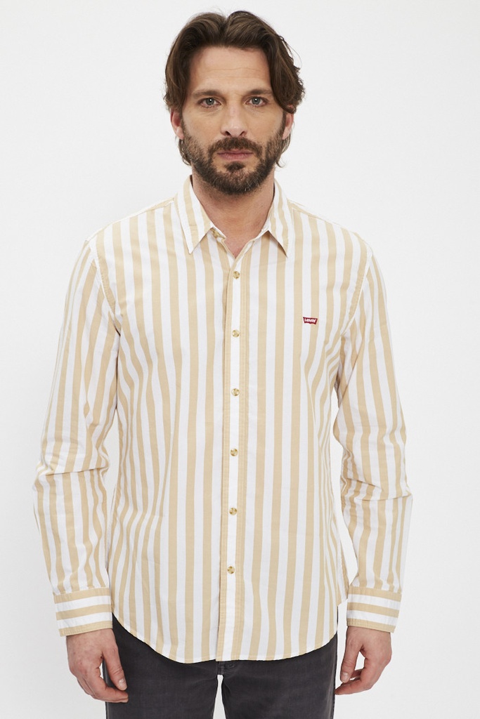 LS BATTERY HM SHIRT SLIM TEDDY STRIPE C