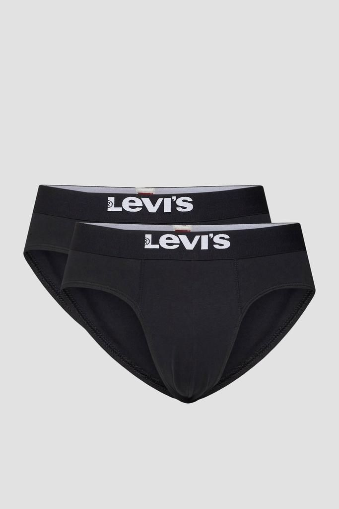 LEVIS MEN SOLID BASIC BRIEF ORGANIC CO 2P 