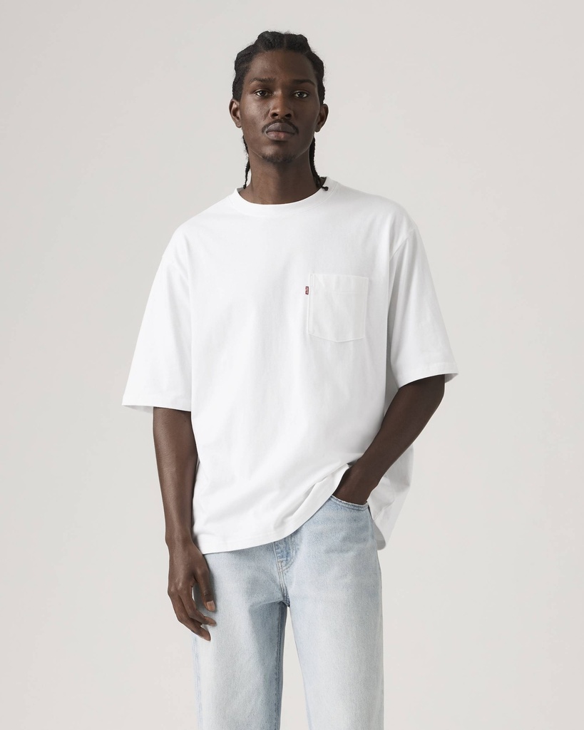  LEVIS MENS T-SHIRT HALF-SLEEVE POCKET TEE