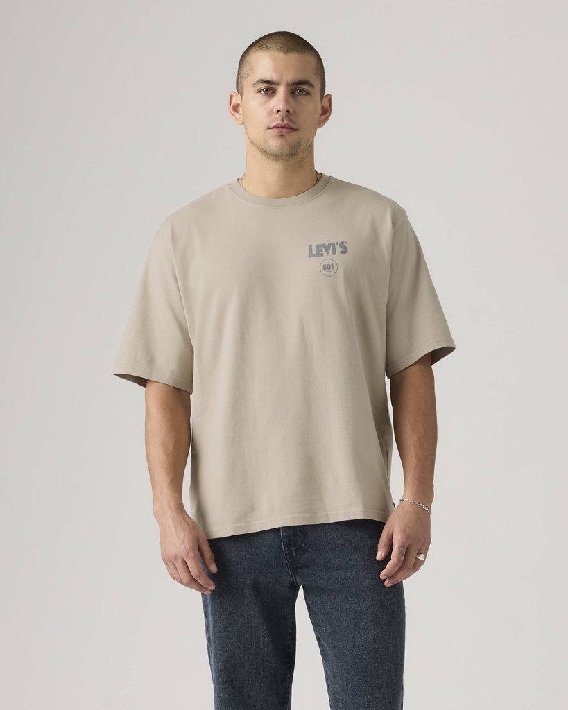 LSE_HALF SLEEVE TEE ZIPPER RADIO BACK P 