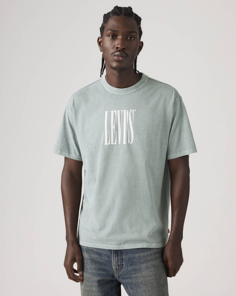 VINTAGE FIT GRAPHIC TEE STRETCHED SERIF 