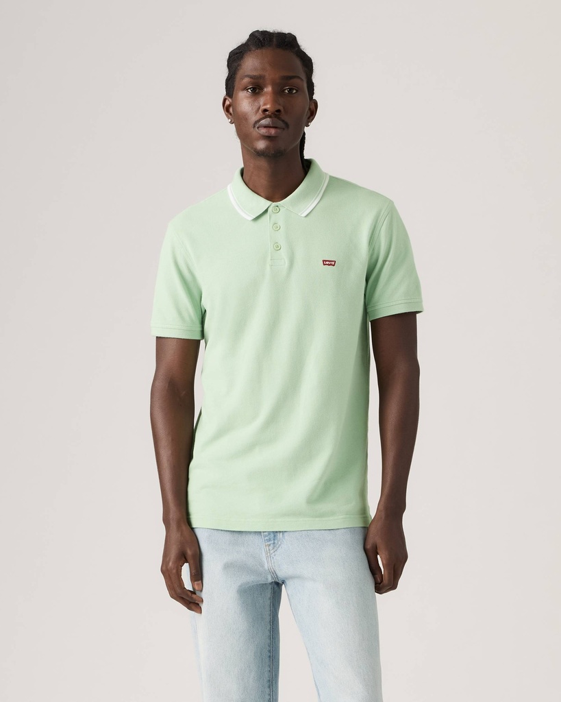 LEVIS HM POLO WOOD TIPPING STRIPE CAMEO 