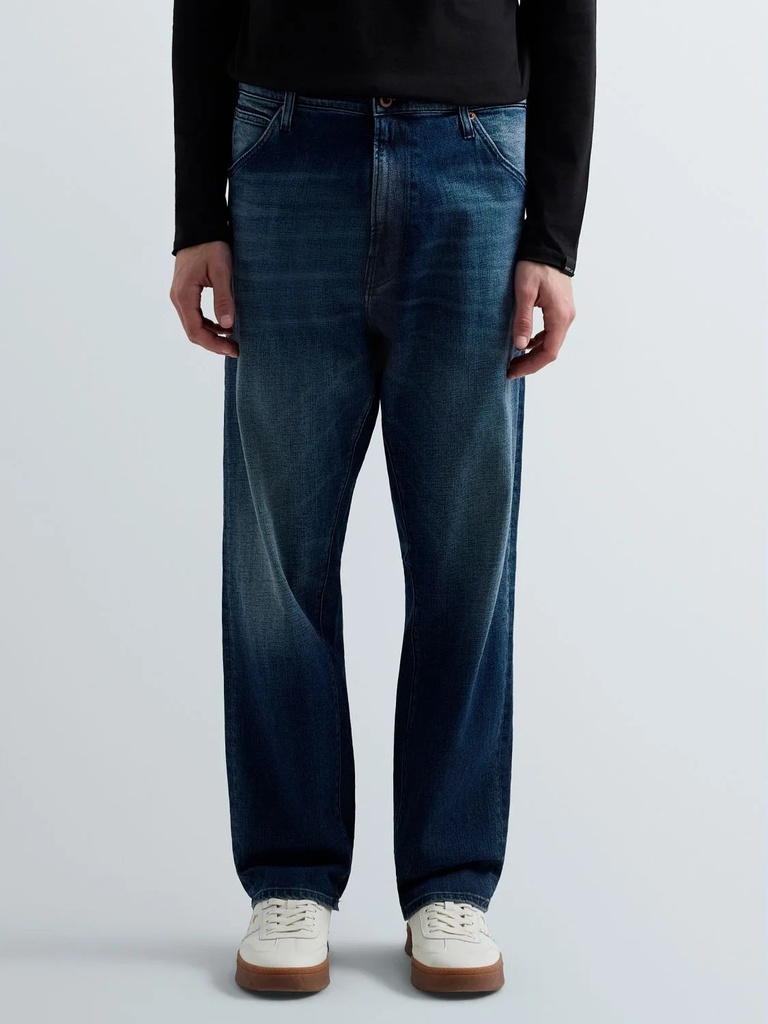Pantalone 11.5 OZ DEEP BLUE INDIGO STRETCH DENIM DARK BLUE 