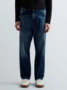 Pantalone 11.5 OZ DEEP BLUE INDIGO STRETCH DENIM DARK BLUE 