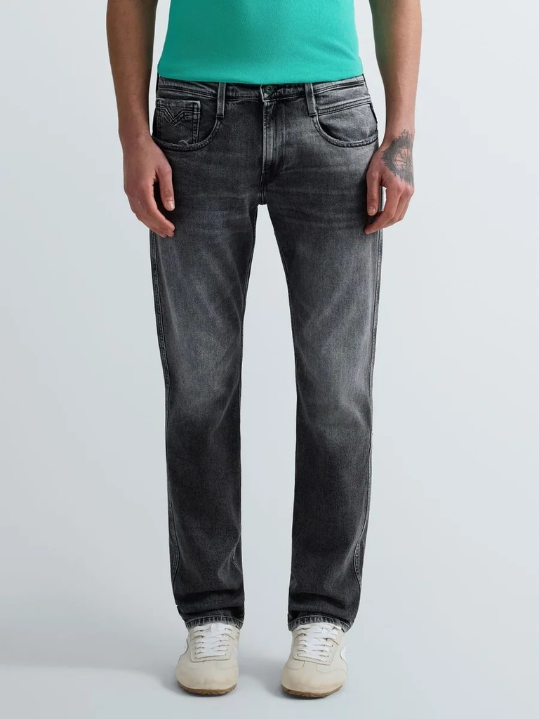 Pantalone 11 OZ BLACK OD BLACK COMFORT DENIM MEDIUM GREY 