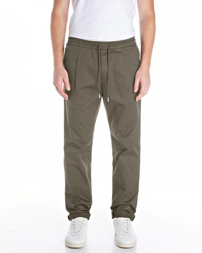 Regular-Fit Twill Joggers