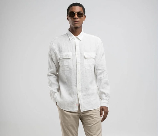 Camicia GARMENT DYED LINEN shirt REPLAY