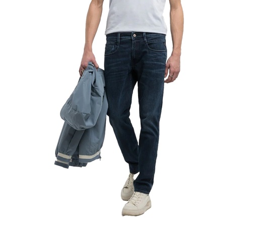 Pantalone 10.5 OZ BLUE/BLACK STRETCH DENIM 