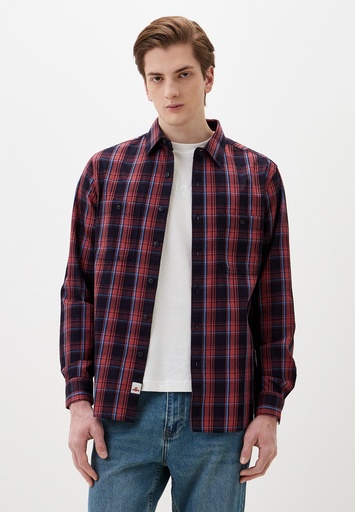 Camicia INDIGO CHECKED COTTON TWILL 