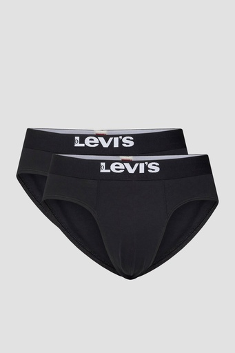 LEVIS MEN SOLID BASIC BRIEF ORGANIC CO 2P 