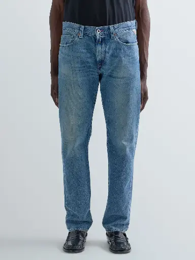 Pantalone 12 OZ DEEP INDIGO COTTON DENIM 
